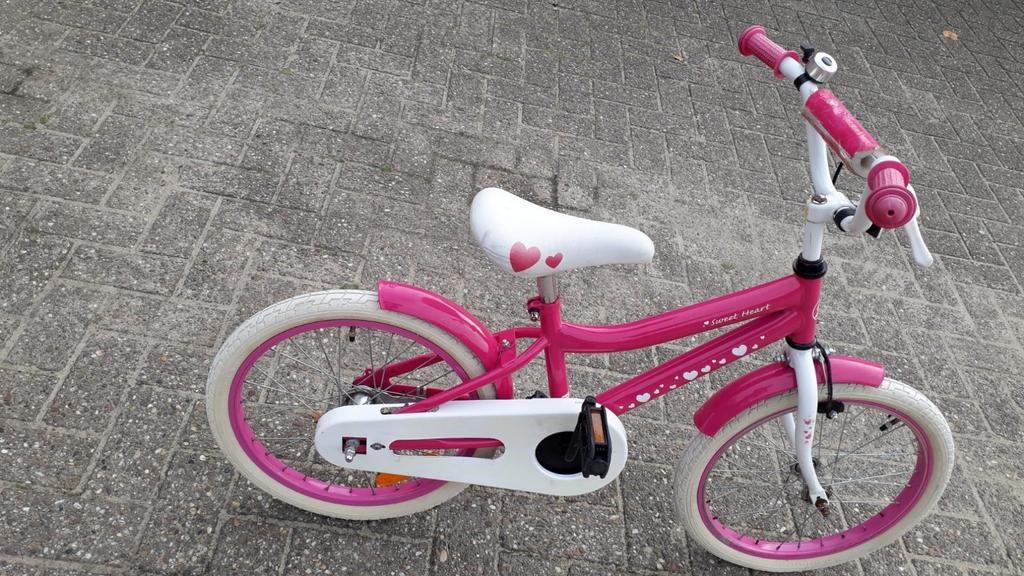 Meisjesfiets 18 inch Sweet Heart - nieuw., Fietsen en Brommers, Ophalen, Nieuw, 18 inch, Sweet Heart