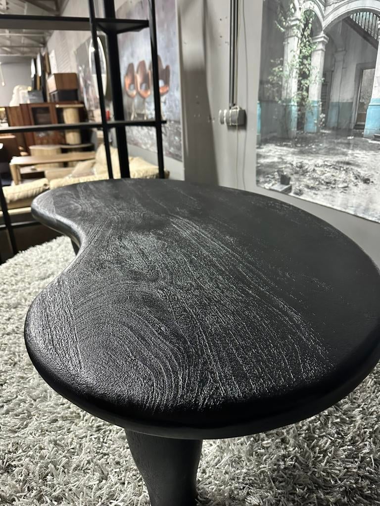 Eleonora Jodi Salontafel - Zwart Mango Hout, Overige materialen, 100 tot 150 cm, Nieuw, Minder dan 50 cm