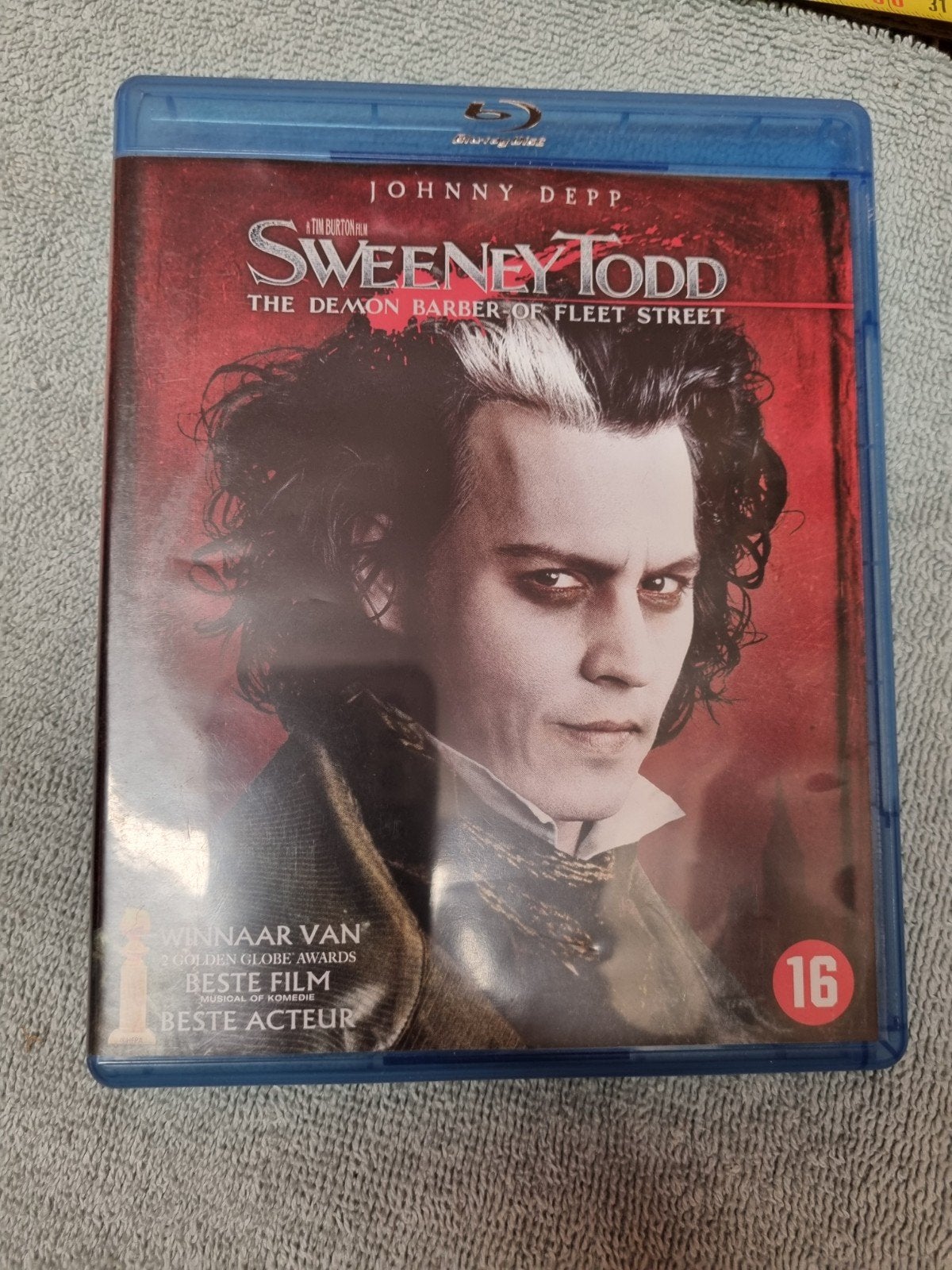 sweeney Todd , dvd jonny depp, Ophalen of Verzenden, Gebruikt