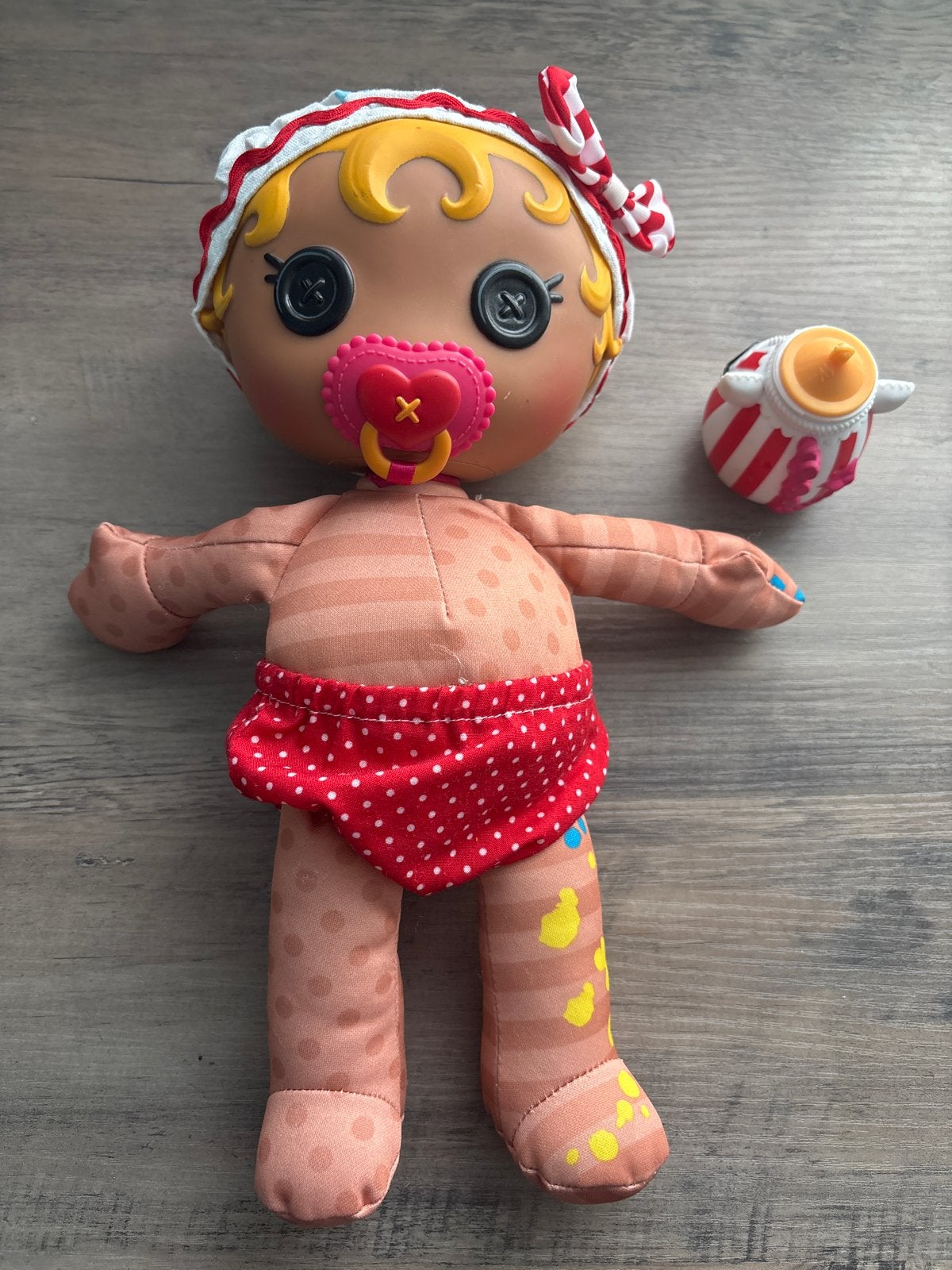 Lalaloopsy Babypop met speen en flesje, Kinderen en Baby's, Ophalen, Gebruikt, Babypop