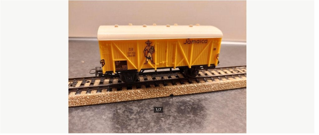 HO Märklin 4509 Bananen wagon., Ophalen, Wisselstroom, Wagon, Zo goed als nieuw