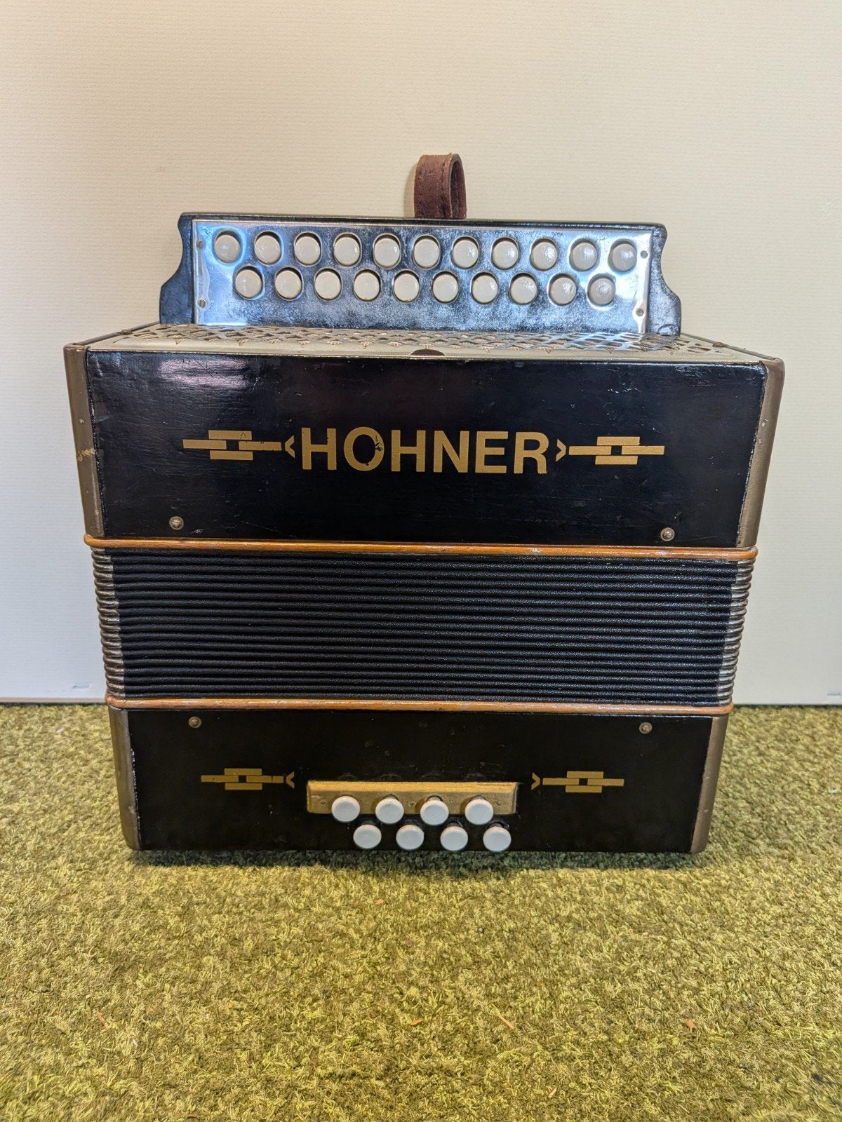 Antieke Hohner Wiener 2815 Trekharmonica G/C – Art Deco, Muziek en Instrumenten, Gebruikt, Hohner Musikinstrumente GmbH, Info@hohner.de