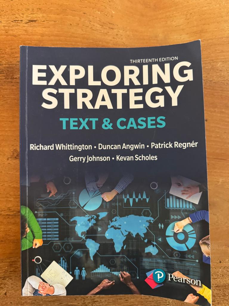 Exploring Strategy: Text & Cases (Dertiende Editie), Ophalen of Verzenden, Gamma, Zo goed als nieuw, WO