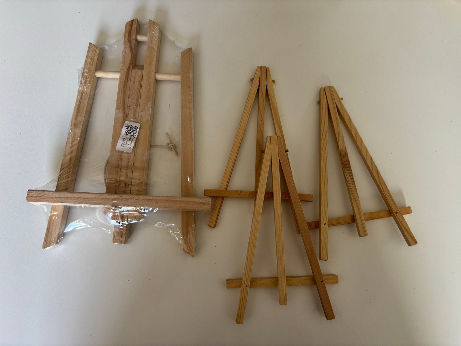 Mini houten ezels voor schilderen of decoratie, Ophalen of Verzenden, Nieuw, Ezel