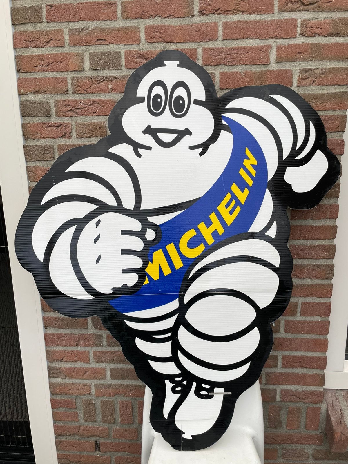 Michelin reclame bord, Ophalen, Zo goed als nieuw, Reclamebord