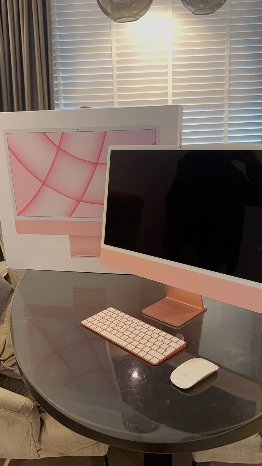 Apple iMac 24” M1(2021)–16GB RAM/ 512GB SSD –Roze – Compleet, Ophalen, SSD, IMac, Zo goed als nieuw