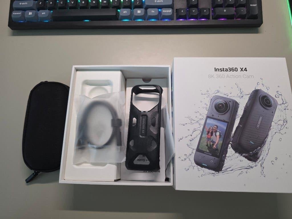 Insta360 X4 + accesories, Ophalen of Verzenden, Zo goed als nieuw, Overige merken