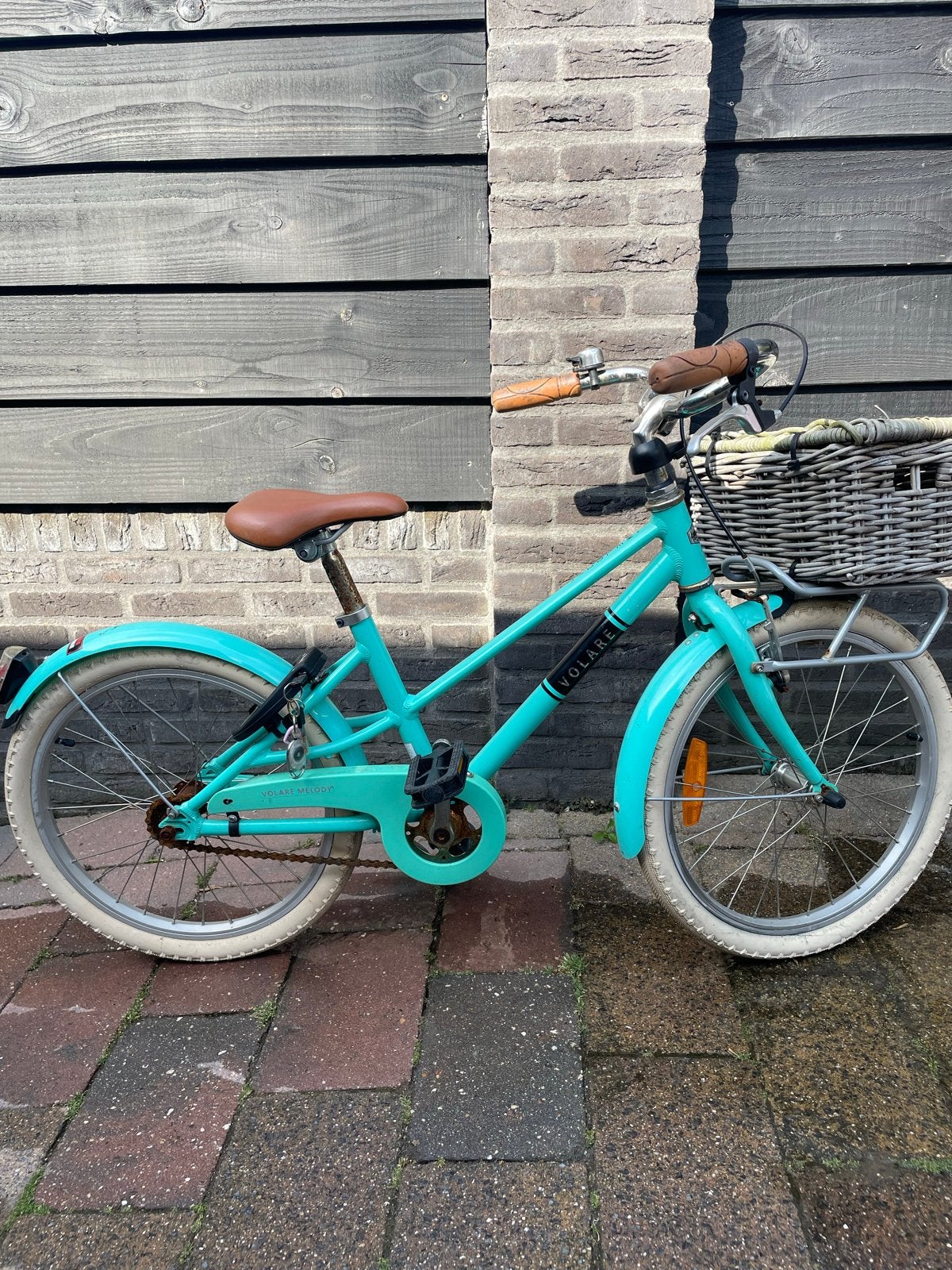 Volare kinderfiets 20 inch met mandje, Ophalen of Verzenden, Gebruikt, Terugtraprem, 16 tot 20 inch
