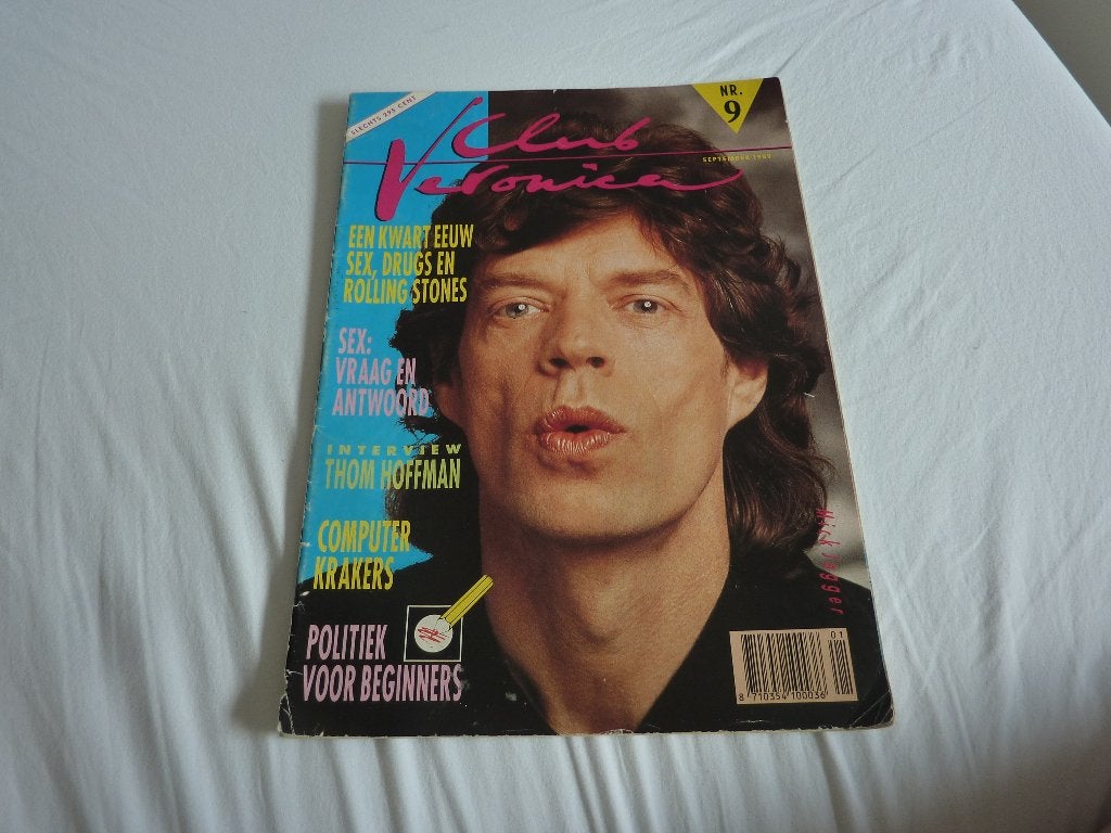 CLUB VERONICA  1989-MICK JAGGER- TATJANA-T HOFFMAN D -DECKER, Verzamelen, Verzenden, 1980 tot heden, Tijdschrift