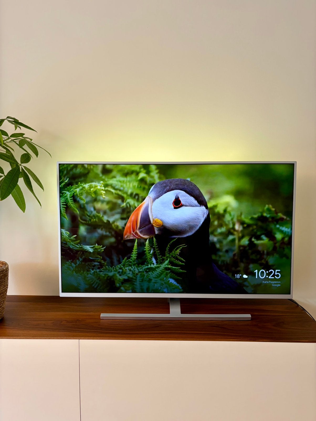 Philips 4k Smart-TV 43 inch met Ambilight zo goed als nieuw, Ophalen, Philips, LED, 50 Hz