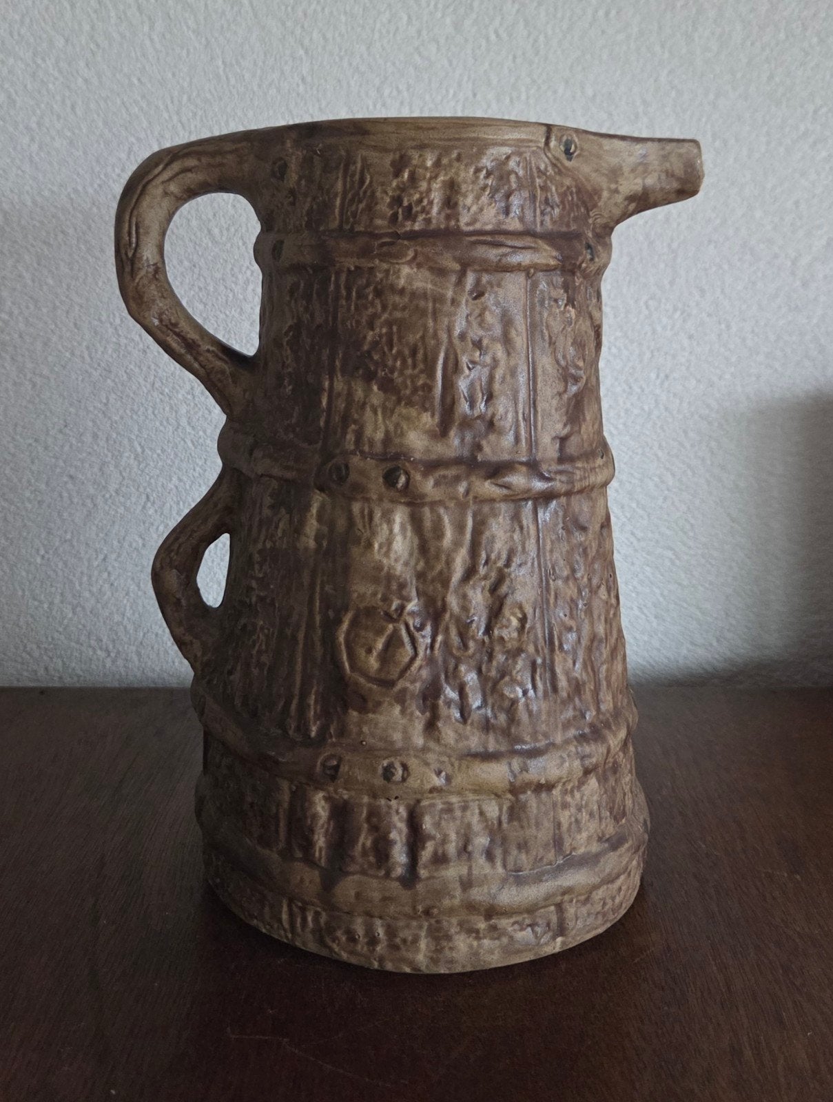 Vintage Hillstonia Moira Pottery kruik / kan – Rustiek, Ophalen of Verzenden