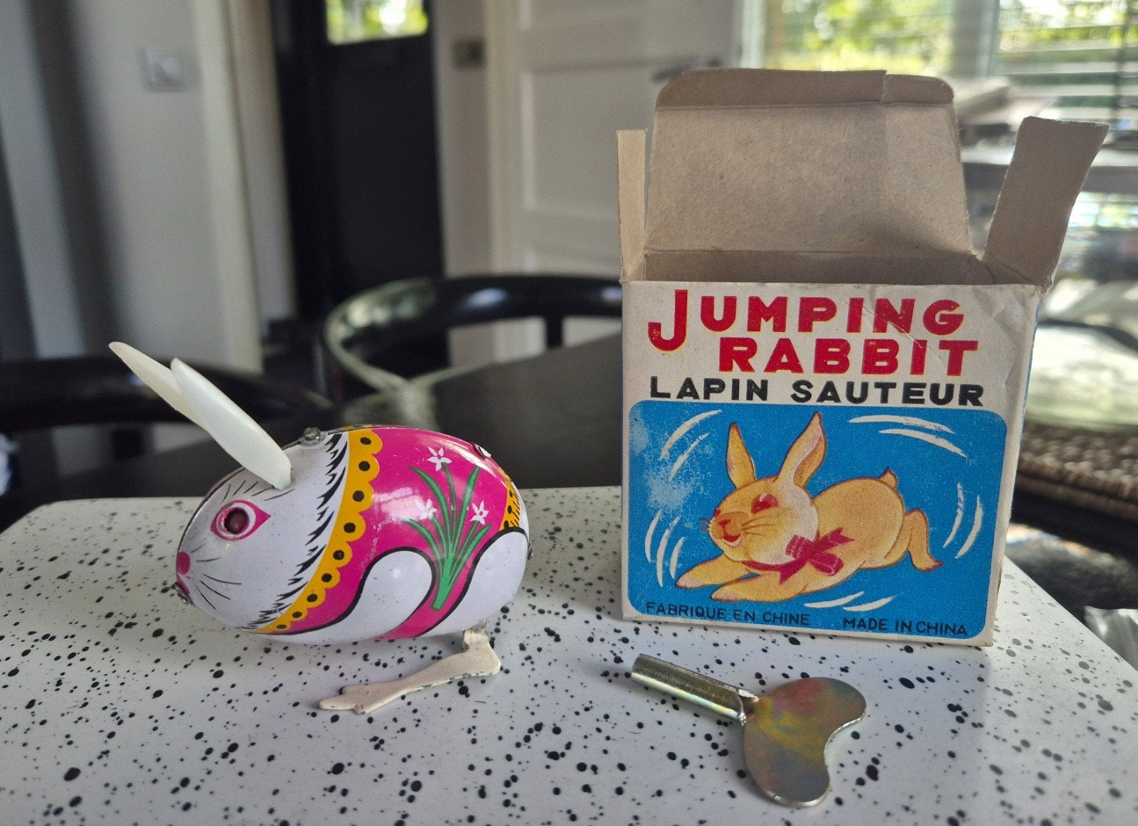 Vintage Blikken Speelgoed - Jumping Rabbit (MS083), Ophalen of Verzenden, Gebruikt