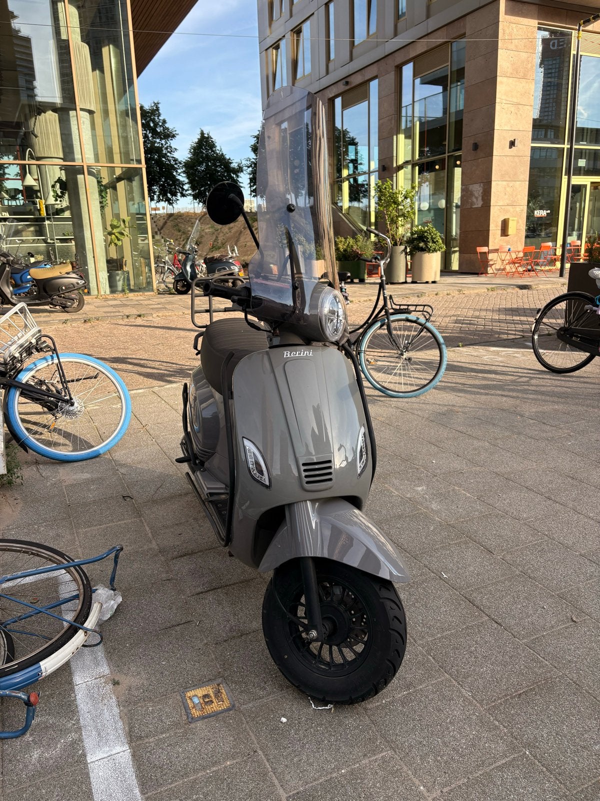 Senzo Rivalux - kleur Nardo Grijs, Fietsen en Brommers, Snorfietsen en Snorscooters, Gebruikt, Benzine, Ophalen, Overige merken