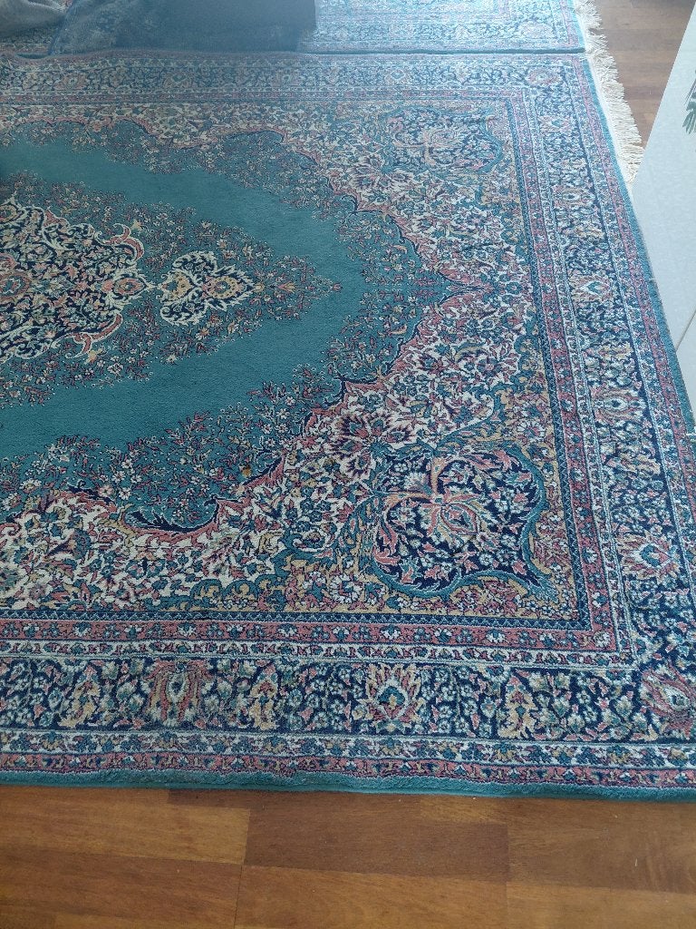 België tapijt, Gebruikt, Overige stijlen, Ophalen of Verzenden, Blauw