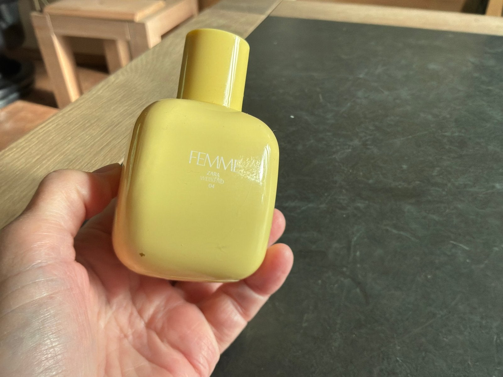 Vintage Femme Edt 90ml - Gele fles ZARA  weekend 04, Ophalen of Verzenden, Gebruikt