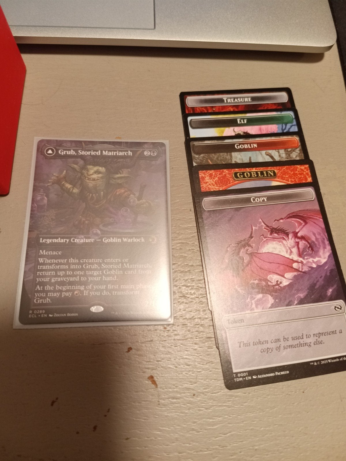 grub commander deck, Hobby en Vrije tijd, Ophalen of Verzenden, Zo goed als nieuw, Speeldeck