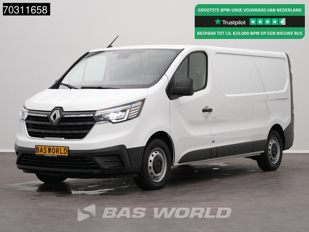 Renault Trafic 130pk L2H1 LED Airco Cruise Parkeersensoren E, Multifunctioneel stuurwiel, Stof, Gebruikt, Euro 6