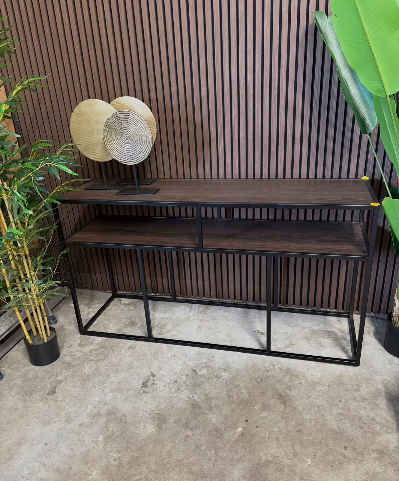 Sidetable Teun 150 cm Zwart / Bruin van Stalux, Ophalen, Onbekend, Nieuw, Stalux