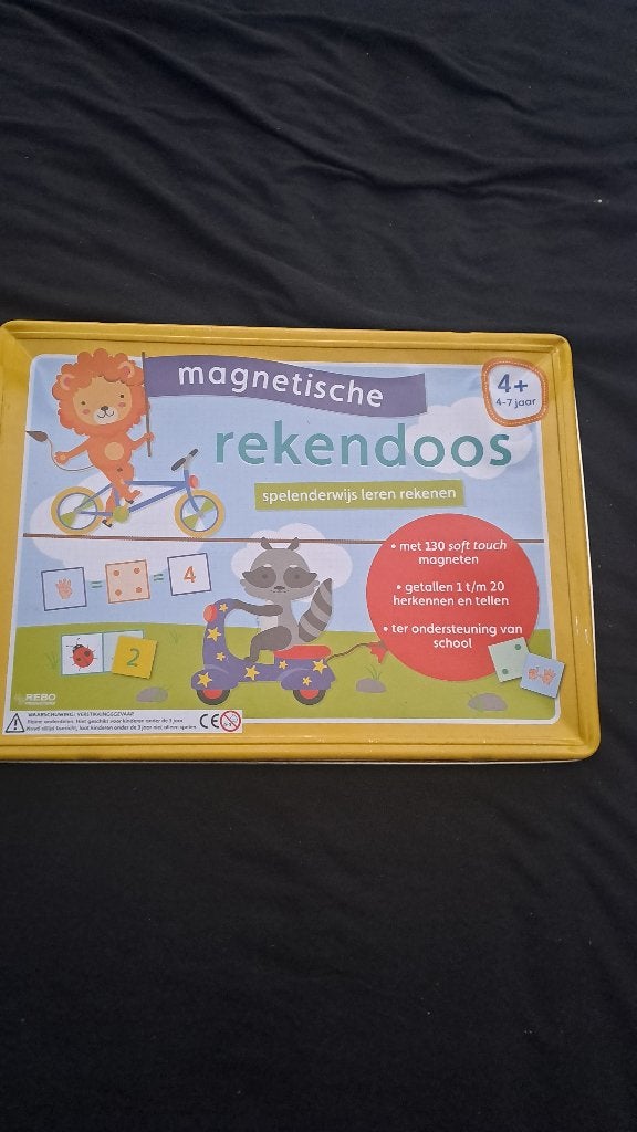 Magnetische rekendoos, Ophalen of Verzenden, Gebruikt, Rekenen