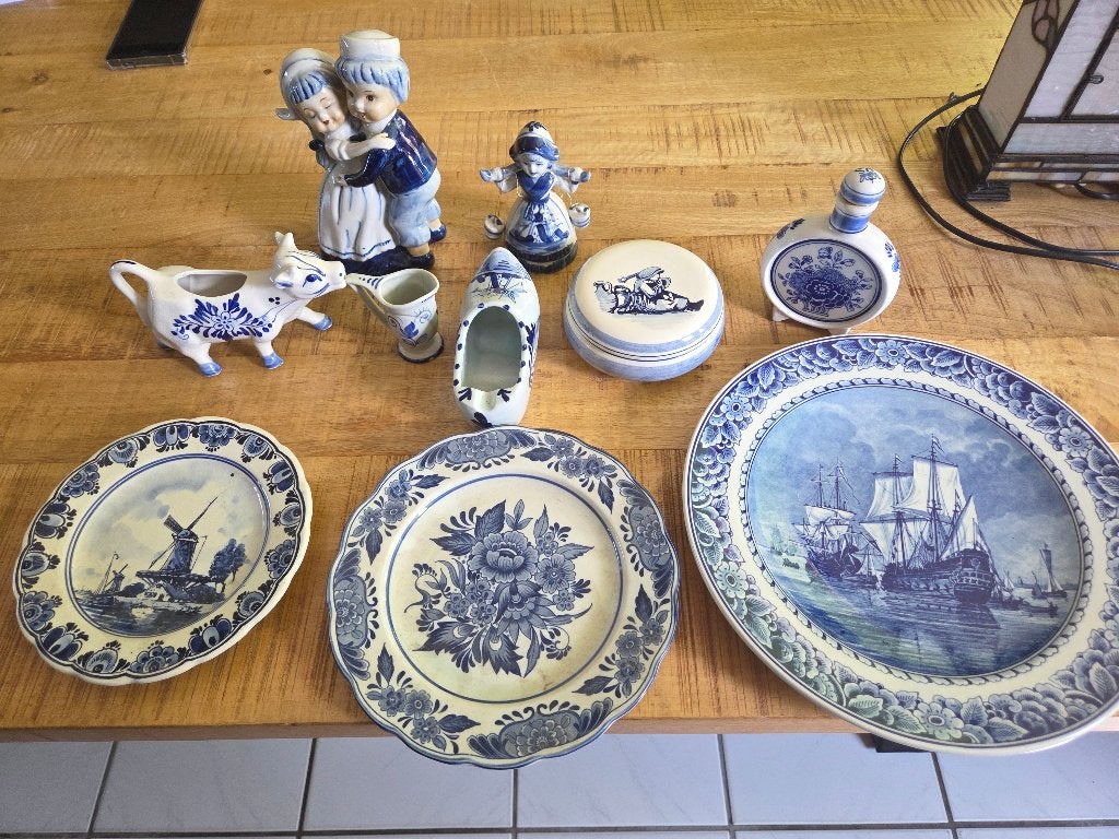 Delfts blauw, Ophalen