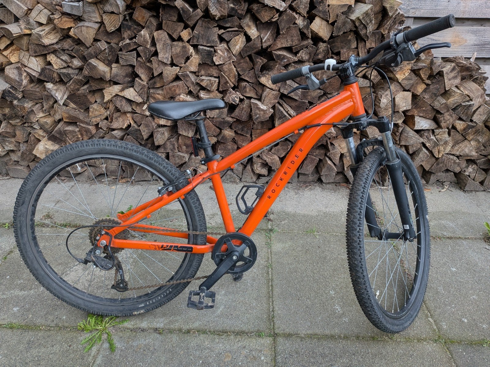Rockrider ST 500 Mountainbike - In goede staat, Fietsen en Brommers, Hardtail, Heren, Zo goed als nieuw, Schijfrem