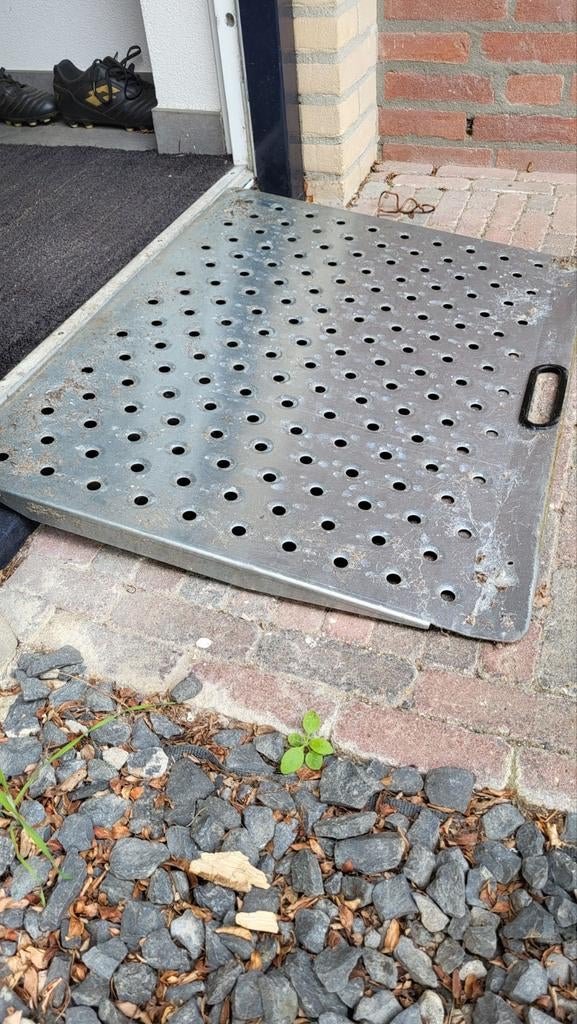 Drempelhulp oprijplaat scootmobiel of rolstoel, Ophalen, Gebruikt