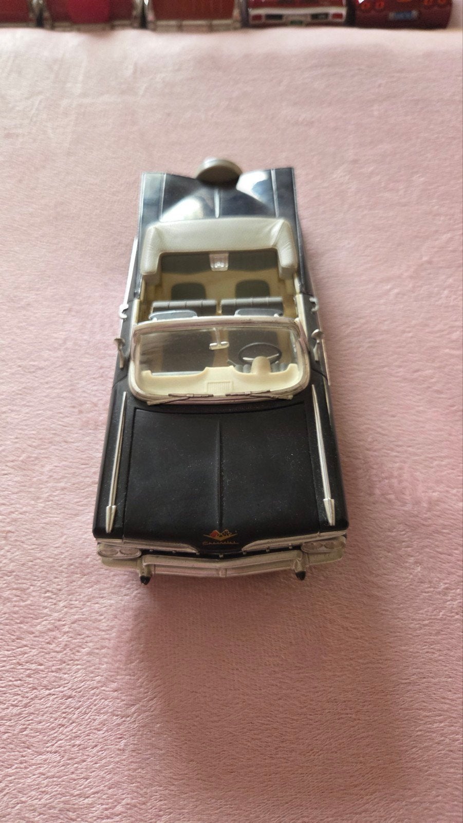 Zwarte Cadillac Eldorado Biarritz modelauto, Verzenden