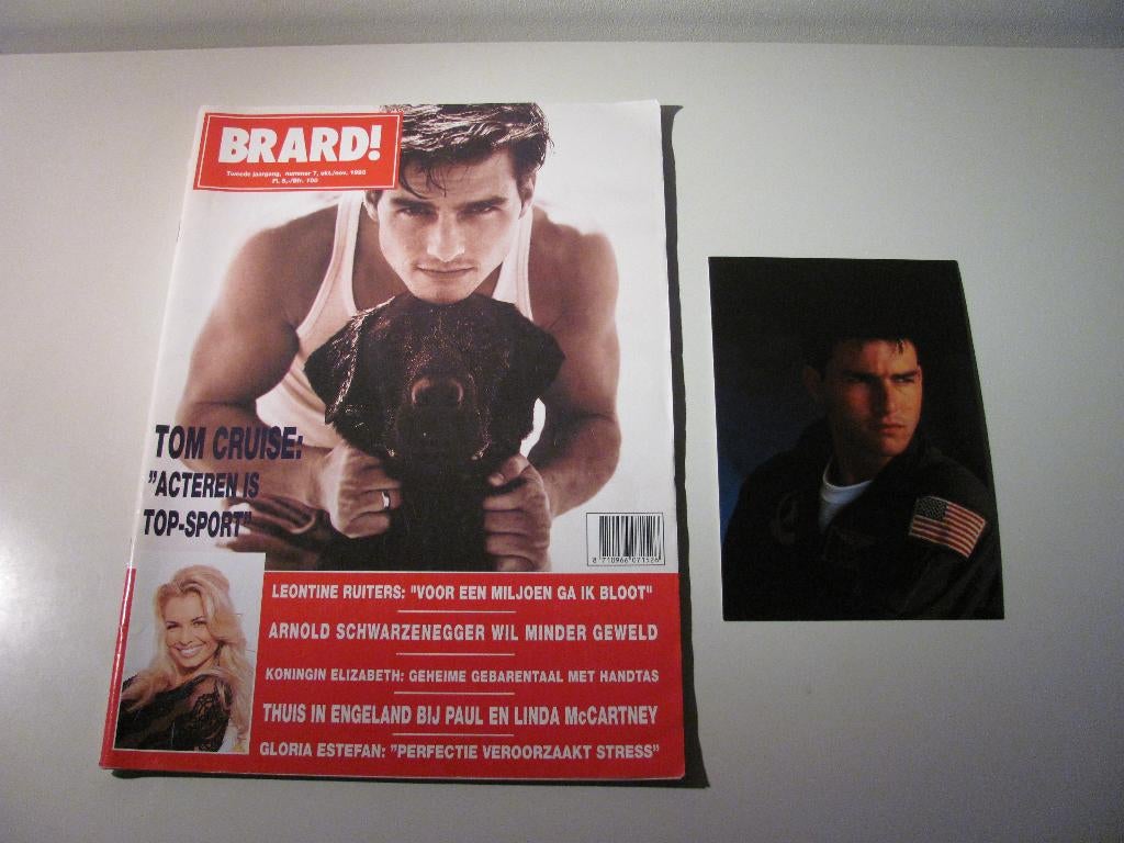 Brard! Magazine ~ Tijdschrift ~ 1993 + Tom Cruise post kaart, Boeken, Tijdschriften en Kranten, Ophalen of Verzenden, Gelezen