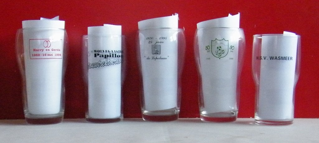 Amstel Bier Glazen -14-, Verzamelen, Biermerken, Ophalen, Zo goed als nieuw, Glas of Glazen, Amstel