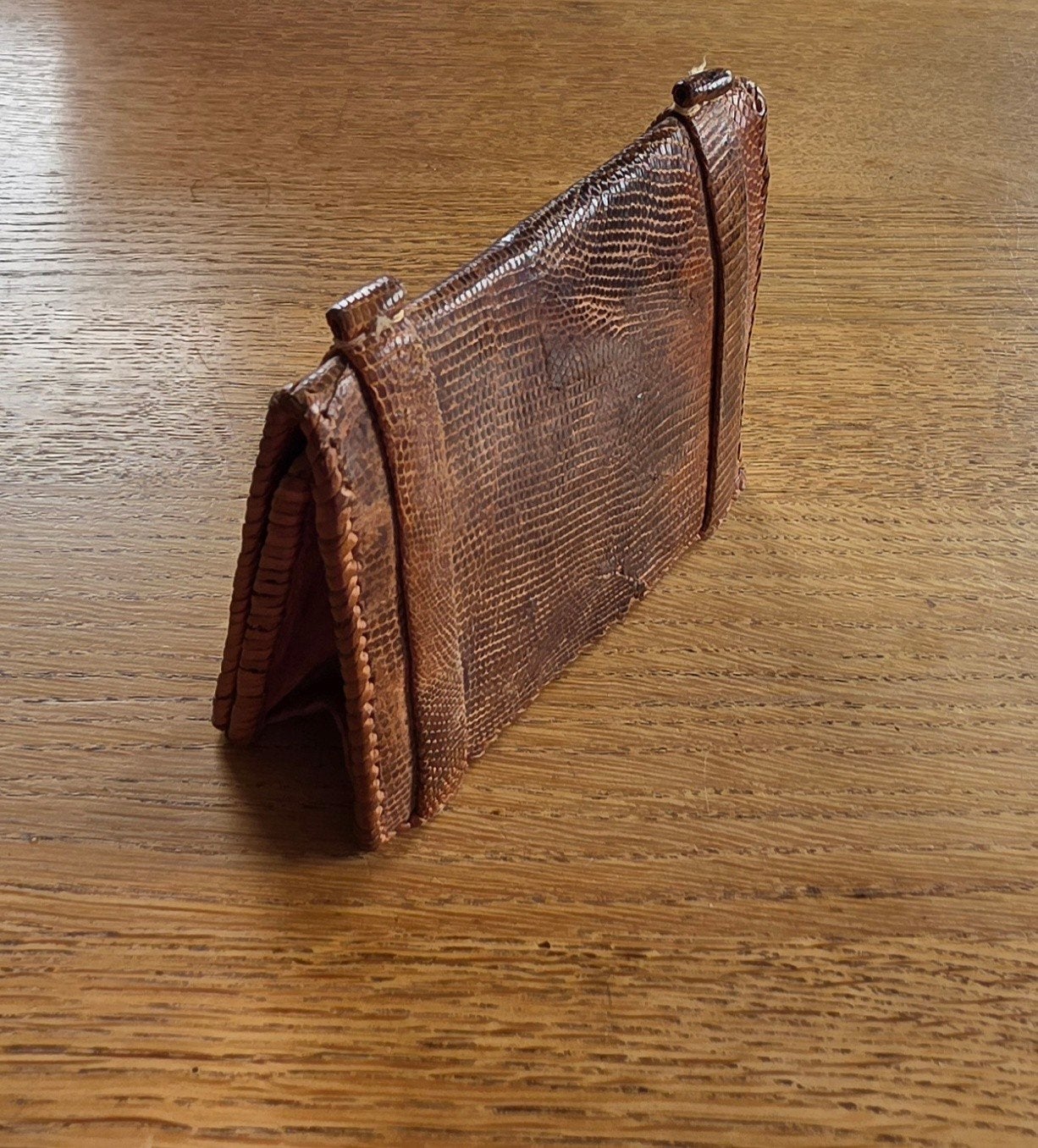 Vintage Klein handtasje van slangenleer., Diversen, Ophalen
