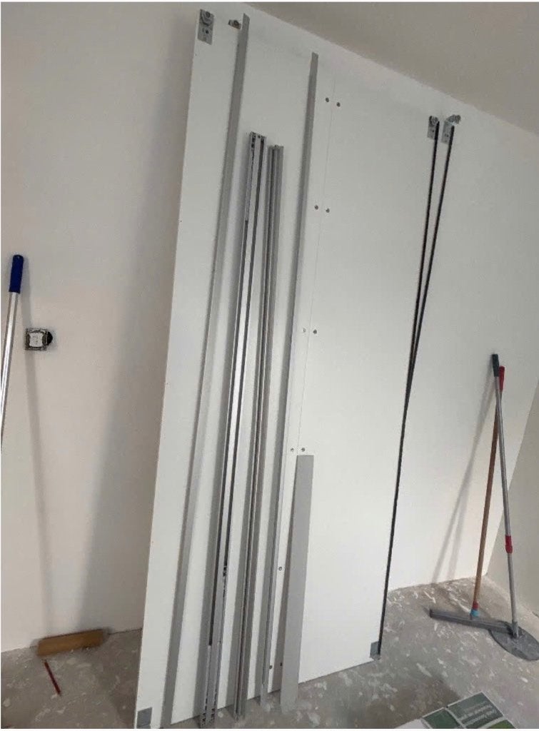 Witte Hasvik schuifdeuren 200x236, Ophalen, Overige materialen, 200 cm of meer, 150 tot 200 cm