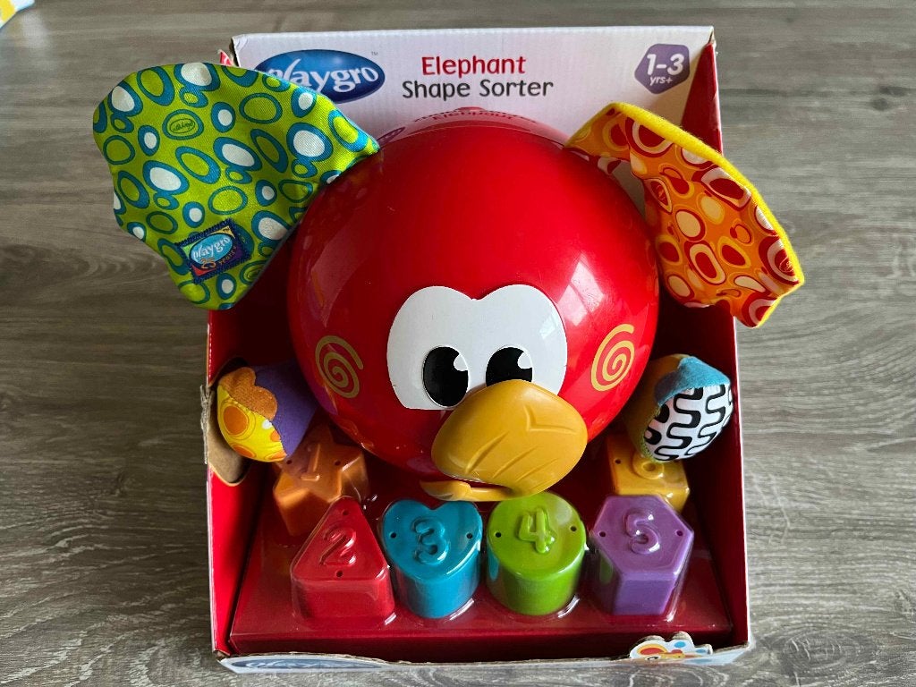 Playgro vormen sorteerder (vormenstoof), Ophalen of Verzenden, Zo goed als nieuw, Overige typen