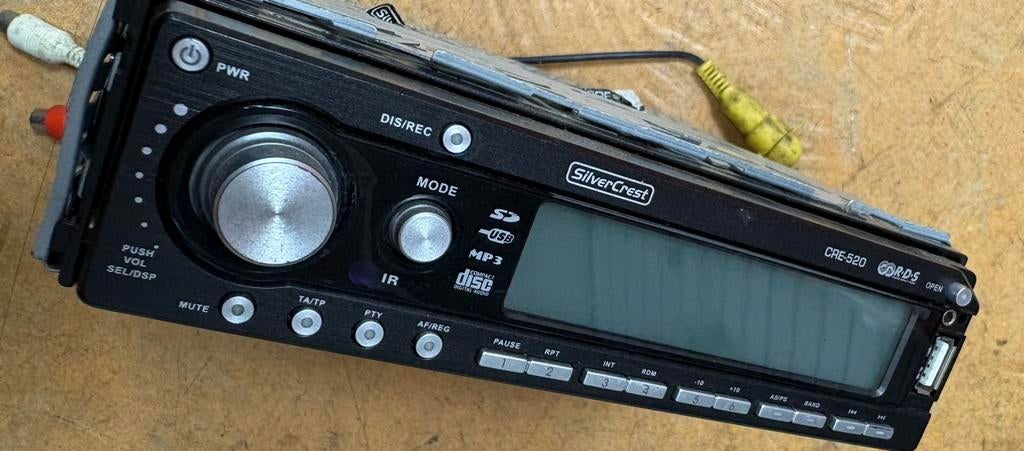 Silvercrest CRE-520 CD/MP3 Autoradio, Auto diversen, Ophalen, Gebruikt