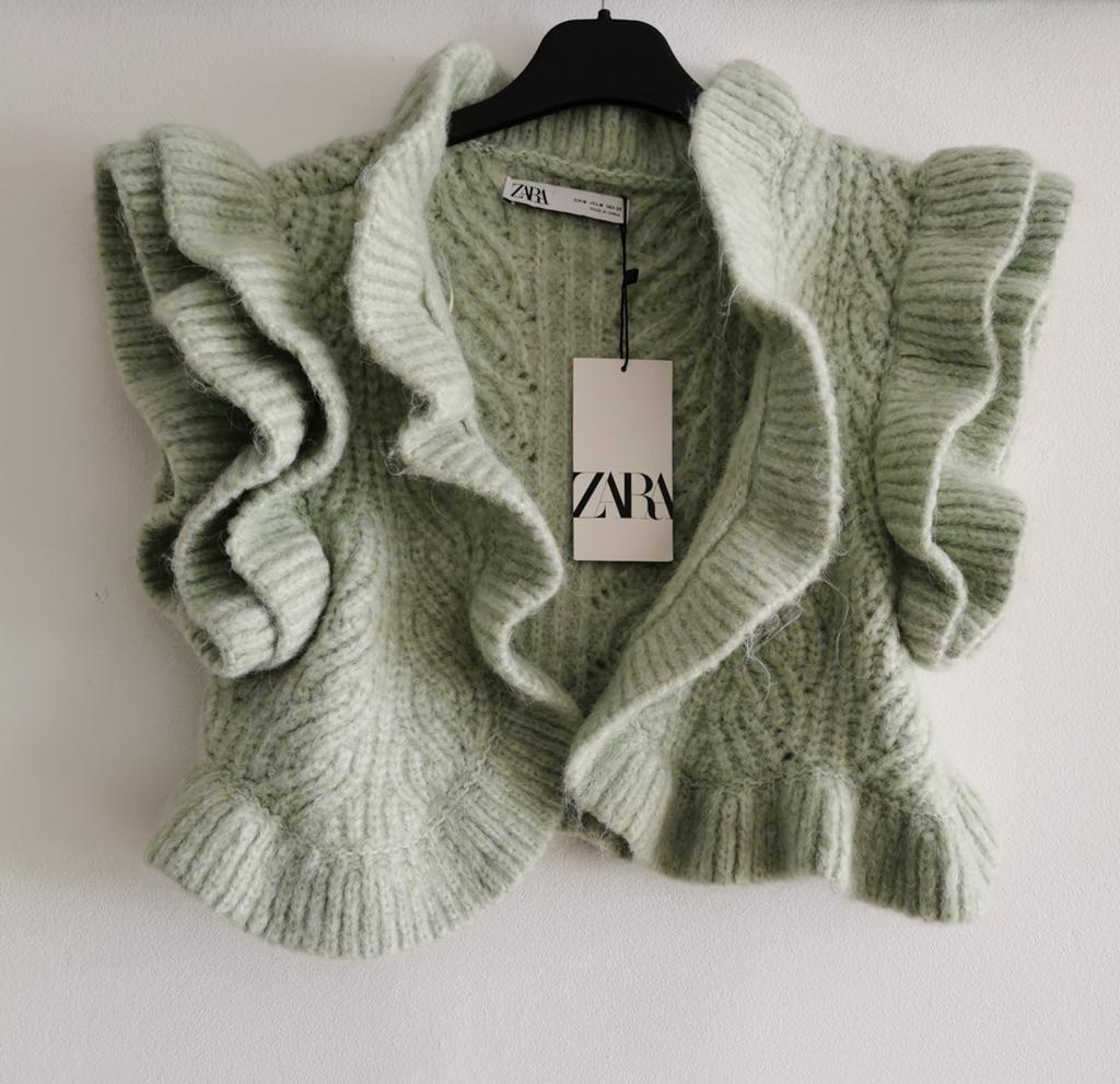 ZARA vest met volants mt. M, Maat 38/40 (M), Verzenden, Zara, Nieuw
