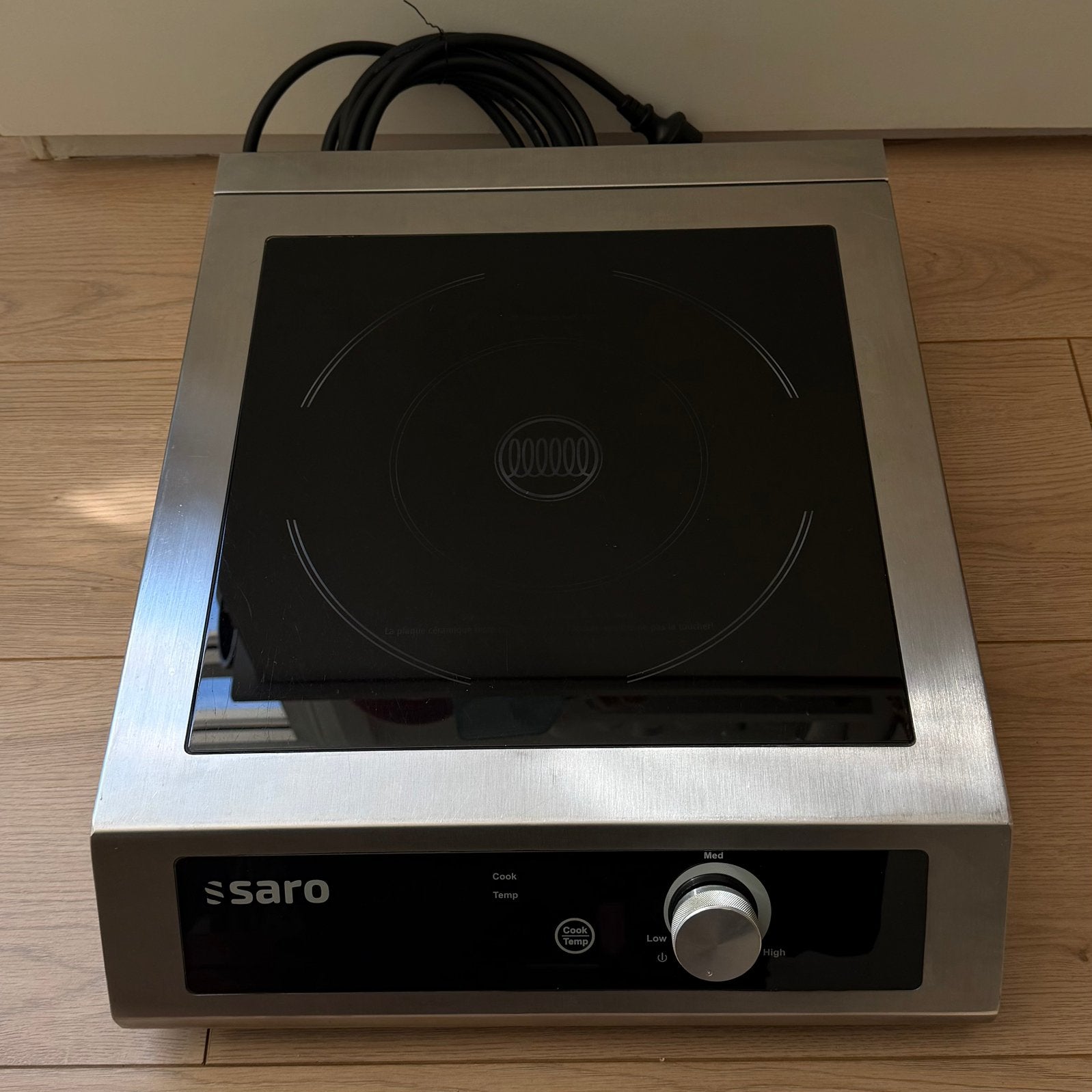 Inductieplaat saro 3500W horeca, Ophalen, Zo goed als nieuw