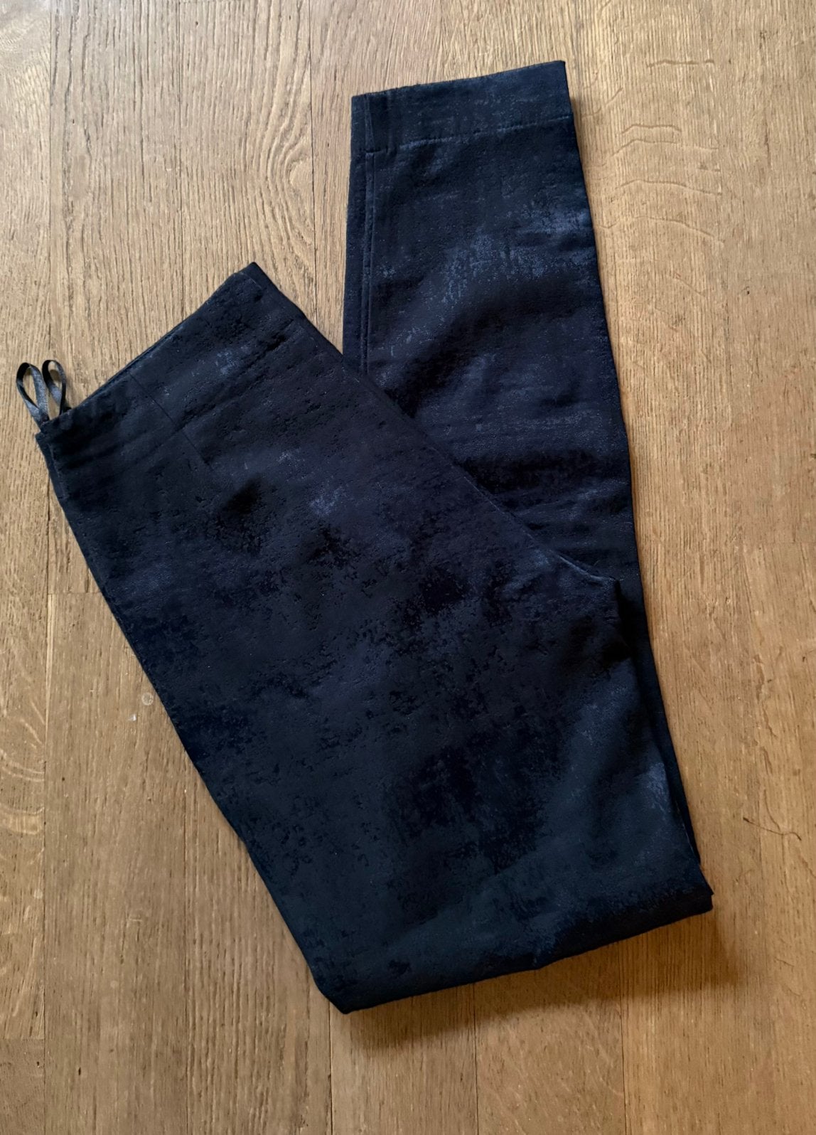 Broek, Maat 38/40 (M), Zwart, Ophalen of Verzenden, Lang