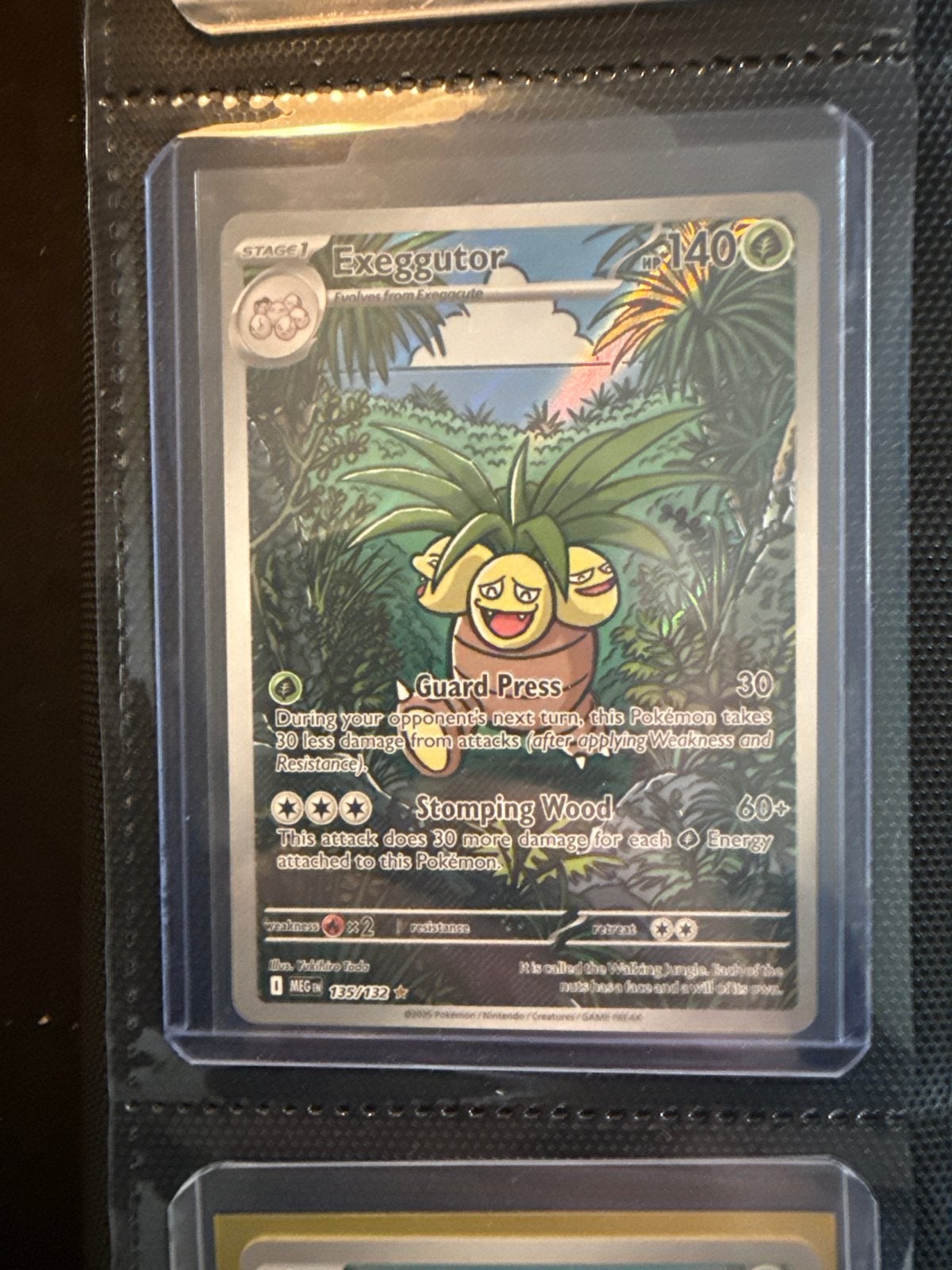 Exeggutor 135/132 - Pokémon Kaart, Ophalen of Verzenden, Zo goed als nieuw, Losse kaart