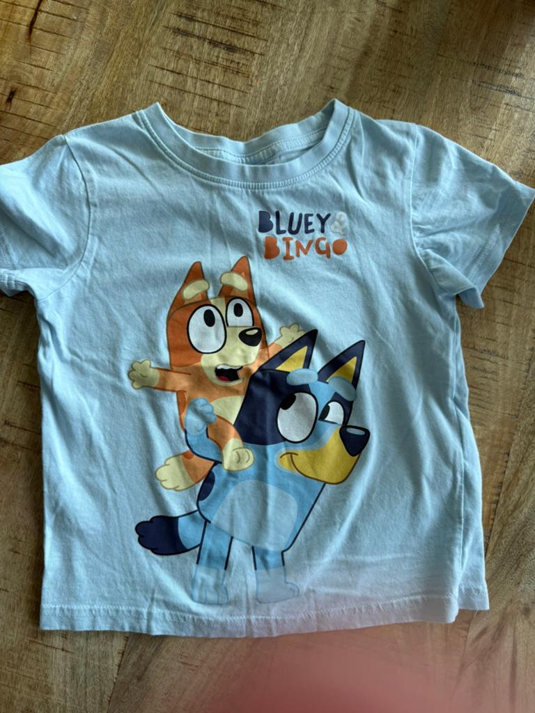 Bluey t-shirt maat 116, Kinderen en Baby's, Kinderkleding | Maat 116, Ophalen of Verzenden, Zo goed als nieuw, Shirt of Longsleeve