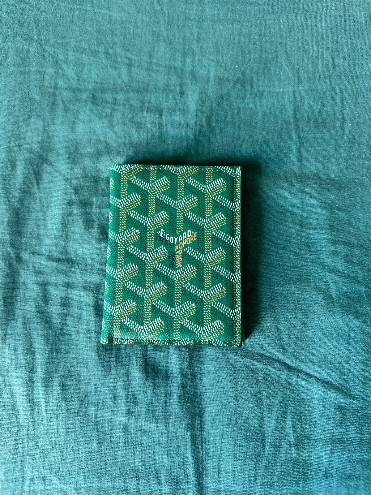 Nieuwe Goyard Portemonnee - 100% Authentiek, Verzenden, Nieuw, Groen, Overige merken