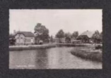 Stadskanaal Afdraai Busvervoer 1959., Verzamelen, Ansichtkaarten | Nederland, Ophalen of Verzenden, 1940 tot 1960, Gelopen, Groningen