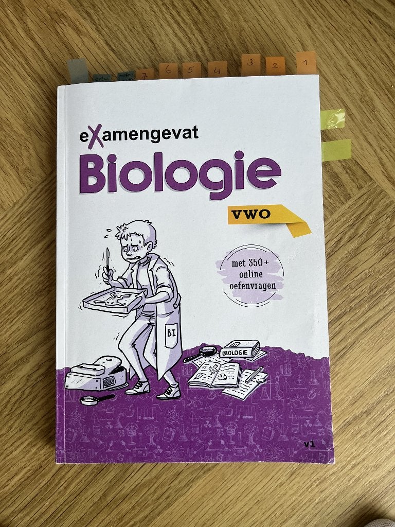 Examengevat Biologie VWO, Boeken, Schoolboeken, Ophalen of Verzenden, Gelezen, VWO, Biologie