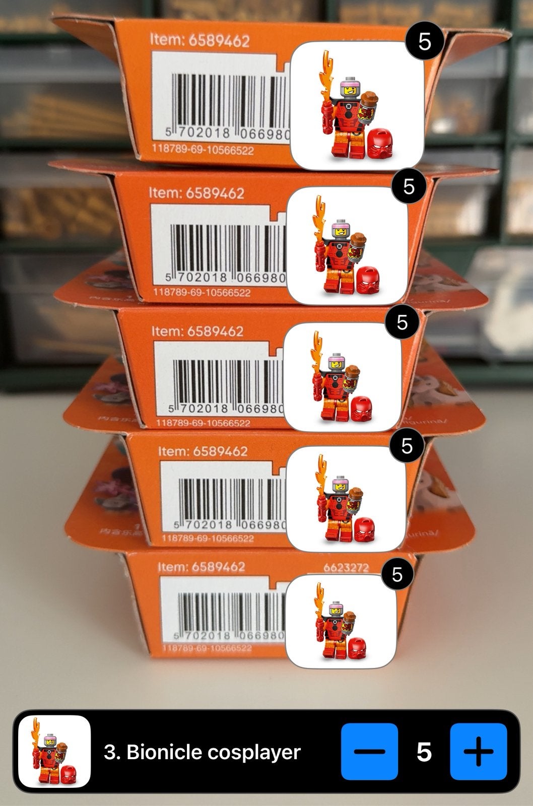 LEGO CMF Series 29 71052 - Bionicle Cosplayer 5x - NIEUW, Lego, Nieuw, Ophalen of Verzenden, Minifiguren serie
