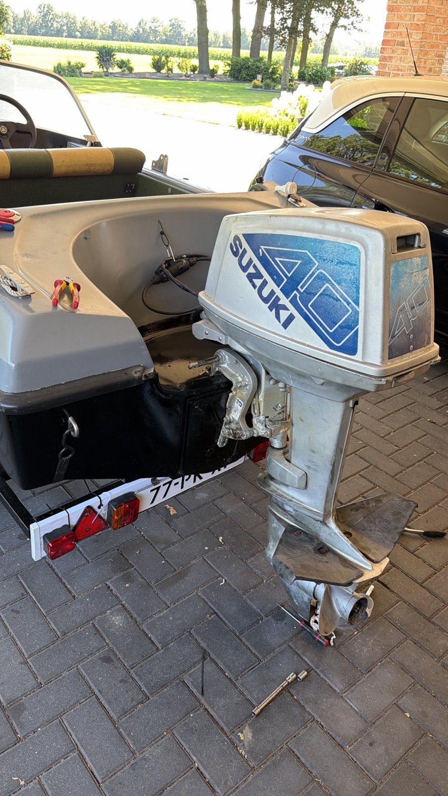 Suzuki DT-40 Buitenboordmotor - Krachtig en Betrouwbaar, Watersport en Boten, Accessoires en Onderhoud, Ophalen, Gebruikt, Motor en Techniek