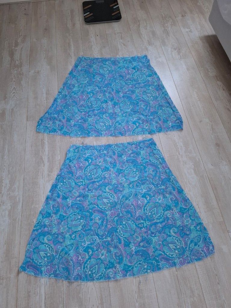 Stoffen - Leuk lapje stof - Mousseline, Overige materialen, Blauw, Nieuw, Ophalen of Verzenden