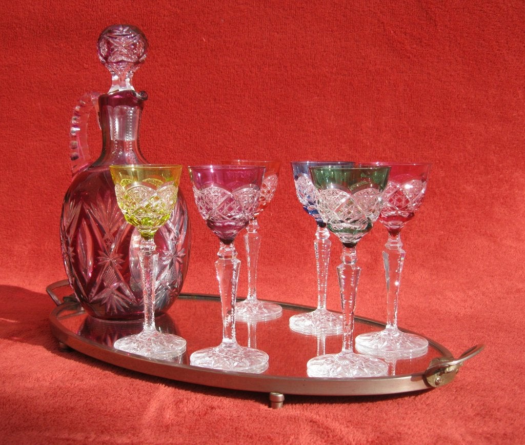 Val Saint Lambert - likeurservies  - VERREPT, Ophalen