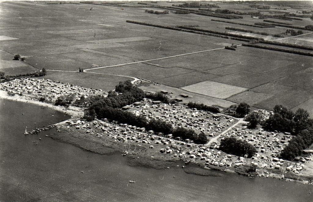 Vacantiecentrum Bad Hoophuizen, Hulshorst - luchtfoto - onge, Ophalen of Verzenden, 1960 tot 1980, Ongelopen, Noord-Brabant