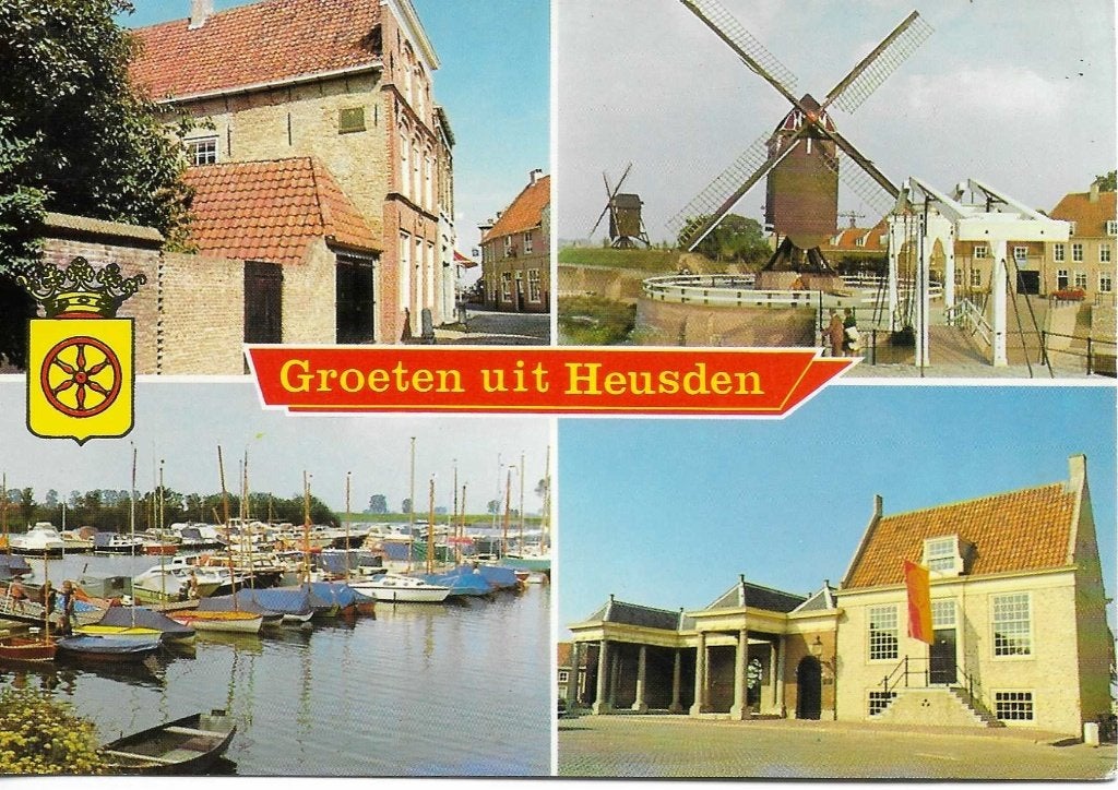 Heusden- -4-luik., Verzamelen, Ophalen of Verzenden, 1980 tot heden, Gelopen, Noord-Brabant