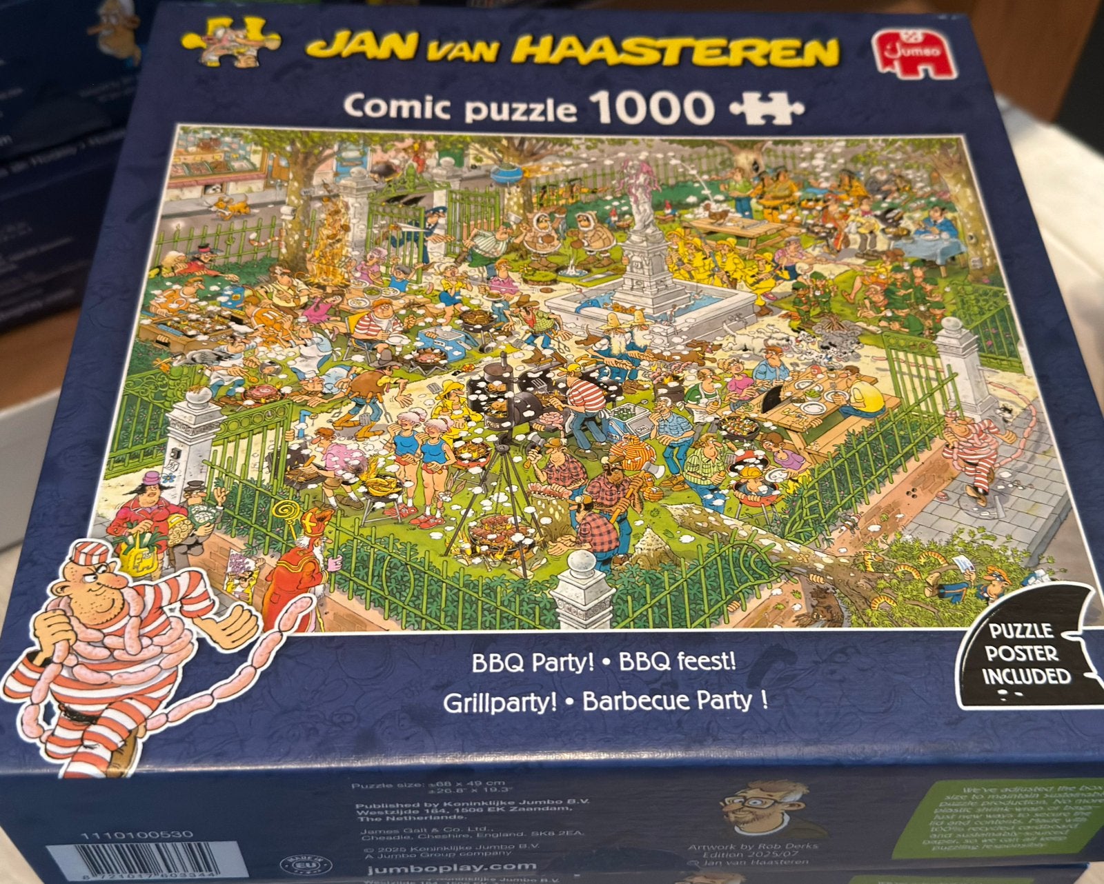 Jan van Haasteren 2000/3000 stukjes (compleet en rookvrij), Hobby en Vrije tijd, Ophalen of Verzenden, Meer dan 1500 stukjes, Zo goed als nieuw