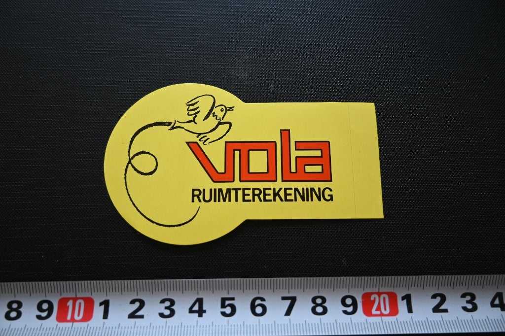 sticker VOLA ruimterekening *, Ophalen, Zo goed als nieuw