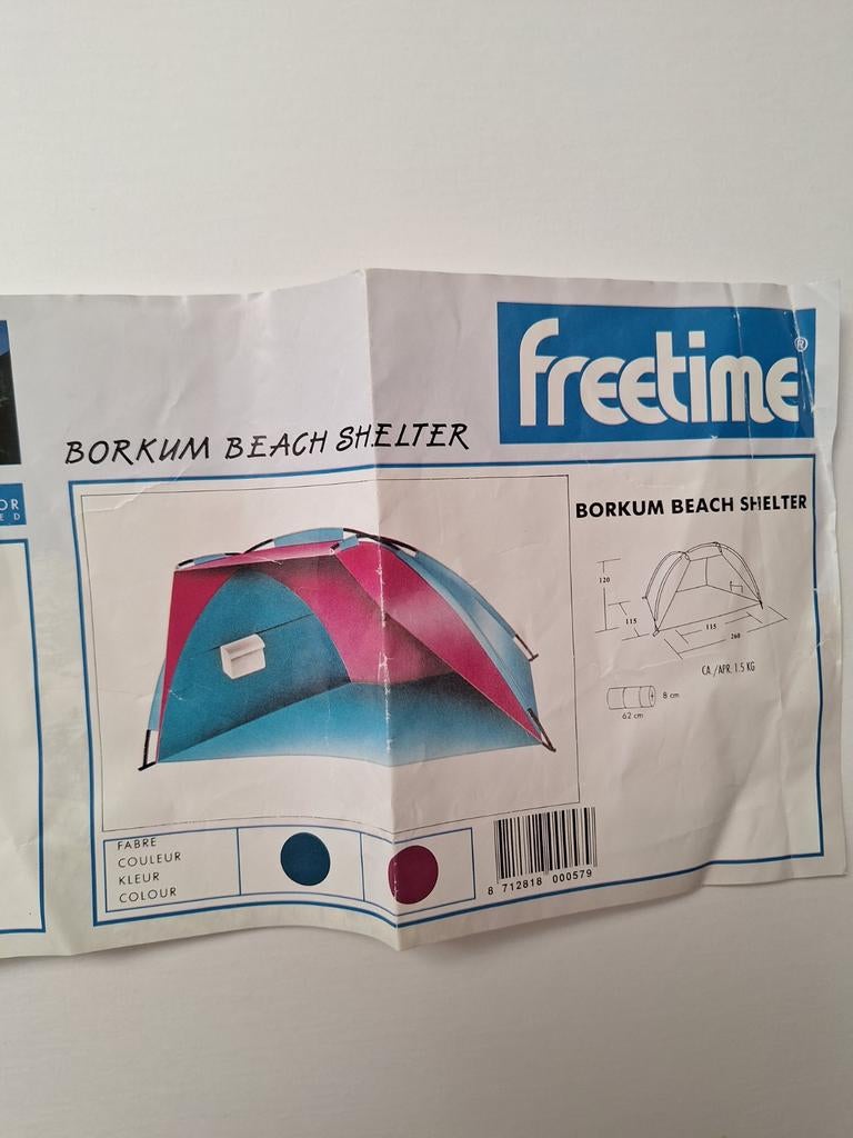 Freetime Borkum Beach Shelter - Strandtent, Ophalen of Verzenden, Nieuw